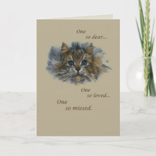 Carte Croquis de chat Sympathie
