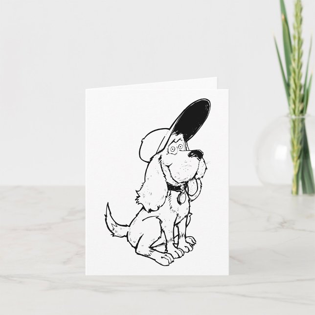 Carte Croquis de chien (Créateur téléchargé)