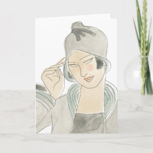 Carte Croquis de mode Flapper
