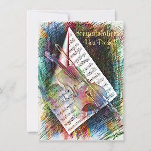 Carte Croquis de violon