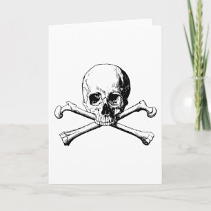 Carte Crossbones skull