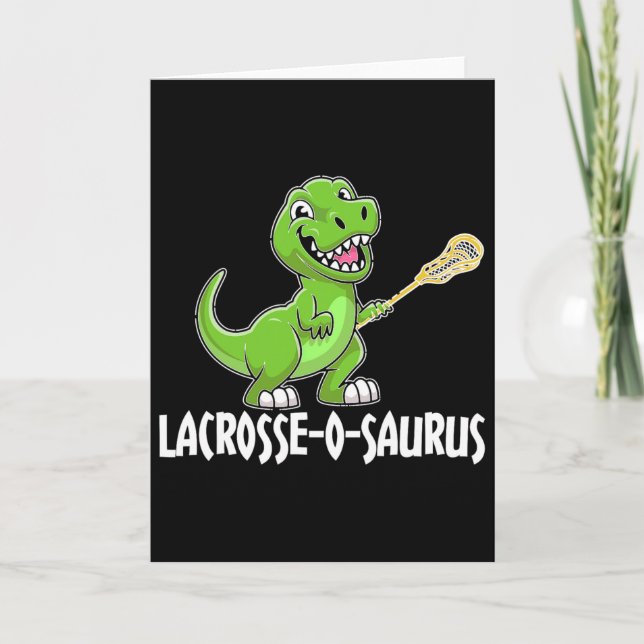 Carte Crosse T-rex Dino Bâton de Crosse  (Devant)