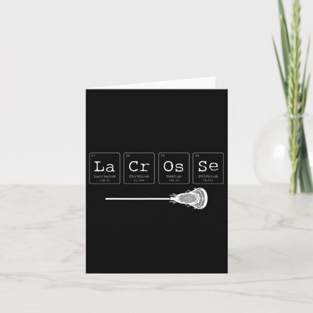 Carte Crosse - Tableau Périodique Des Éléments Chimie 1 (Devant)