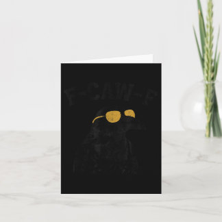 Carte Crow F-caw-f drôle