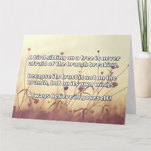 Carte Croyance Empath Citation d'encouragement positif