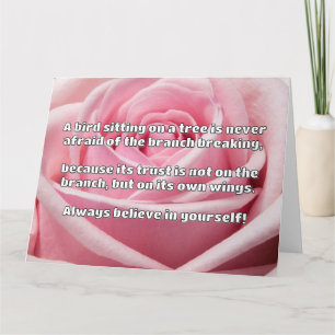 Carte Croyance Empath Citation d'encouragement positif