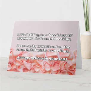Carte Croyance Empath Citation d'encouragement positif
