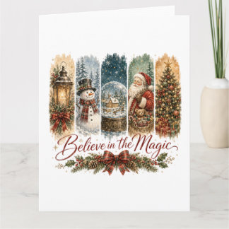 Carte Croyez à la magie de Noël