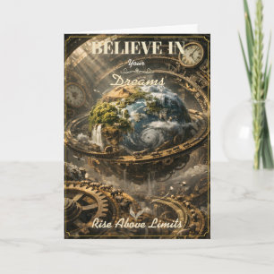 Carte Croyez En Vos Rêves Art Motivationnel