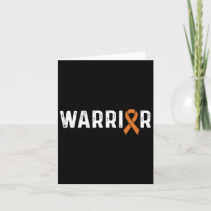 Carte Crps Sensibilisation Orange Ribbon Warrier
