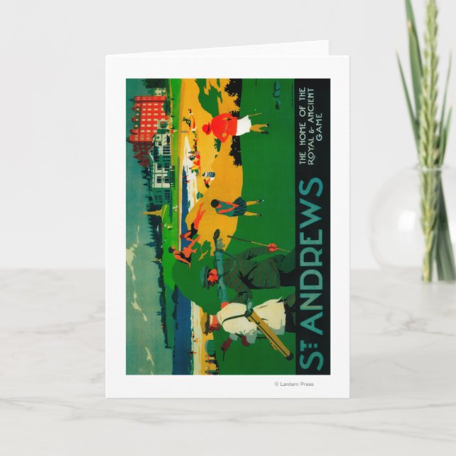 Carte Cru PosterEurope de Saint Andrews (Devant)