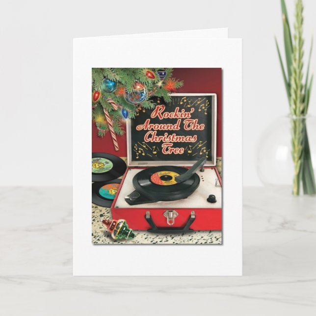 Carte Cru - Rockin autour de l'arbre de Noël, (Devant)