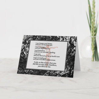 Carte Crucifix en justice sociale