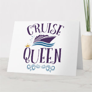 Carte Cruise Queen Cute Crute Femmes