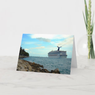 Carte ~Cruise Ship~ GREETING CARD, PERSONNALISER