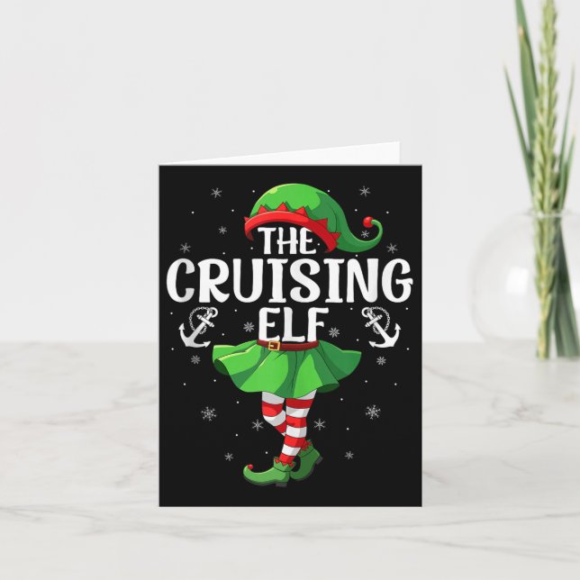 Carte Cruising Elf Christmas Girls Women Elf Squad Xmas  (Devant)