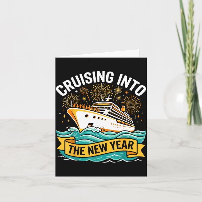 Carte Cruising Into The New Year 2026 Cruise Squad  (Devant)