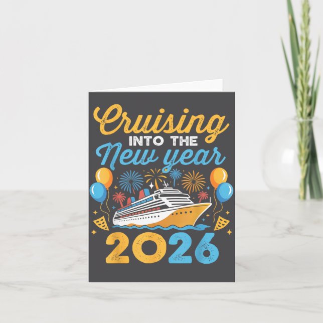 Carte Cruising Into The New Year 2026 Family Cruise Cele (Devant)