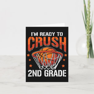 Carte Crush 2nd Grade Bysketbyll Byck To School Boys Kid