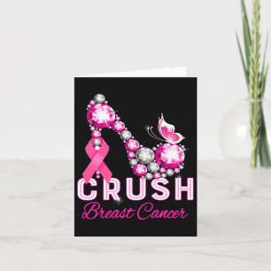 Carte Crush Cancer du sein Guerrier Soutien Cancer du se
