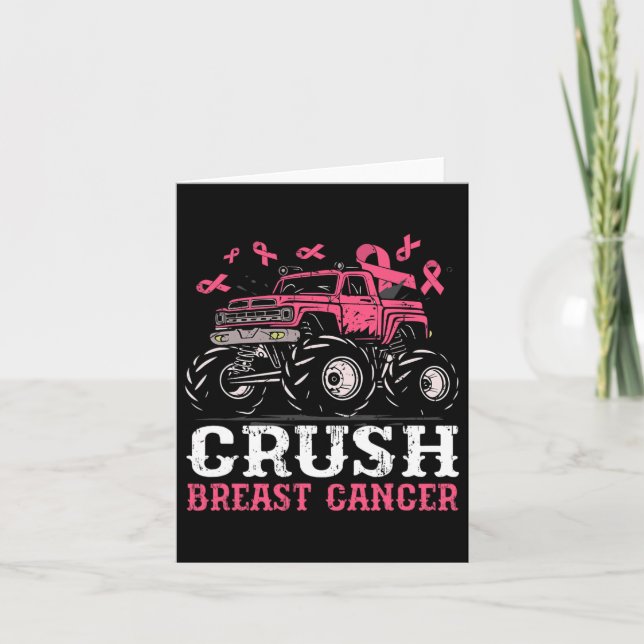 Carte Crush Cancer du sein Sensibilisation Camion Pink K (Devant)