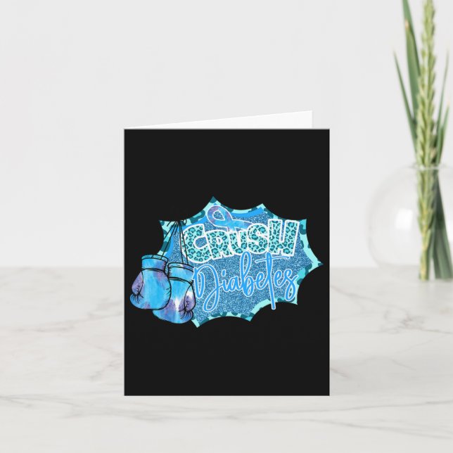 Carte Crush Diabetes Blue Boxer Gants Diabète Sensiene (Devant)