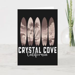 Carte Crystal Cove State Park Californie Planche de surf
