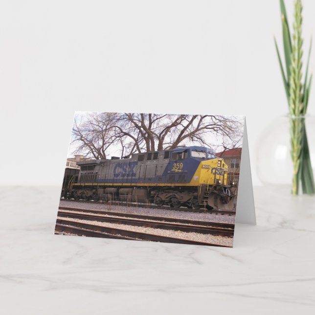 Carte CSX Dash9 (Devant)