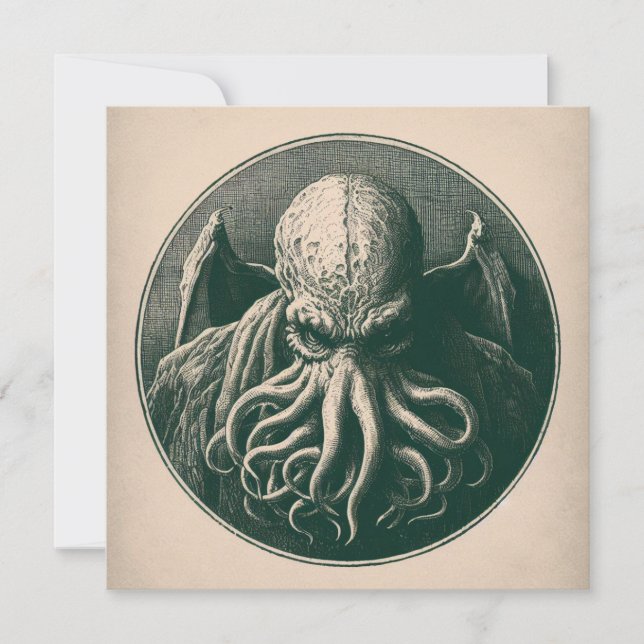 Carte Cthulhu Lovecraft Horreur (Devant)