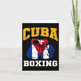 Carte Cuba Boxing Gants Cuba Flag Boxing Team Cuba Pri
