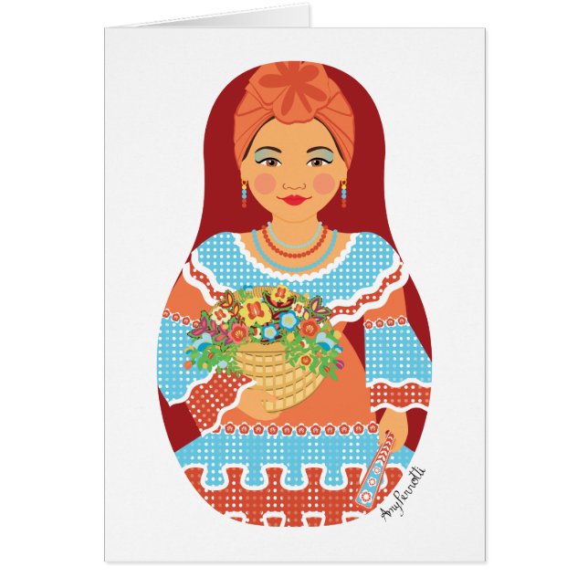 Carte Cubaine Sienna Matryoshka (Devant)