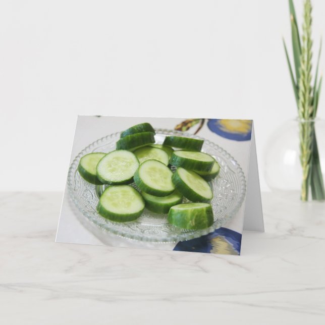 Carte Cucumber greeting card (Devant)