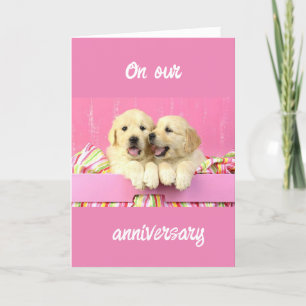 CARTE "CUDDLE" SUR NOTRE ANNIVERSAIRE