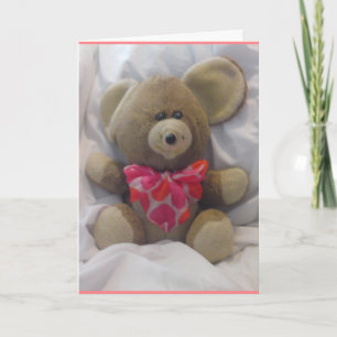 Carte Cuddly Mouse Birthday Card