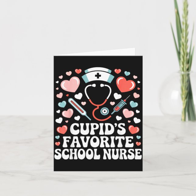 Carte Cud's Favorite Infirmière de l'école Saint-Valenti (Devant)
