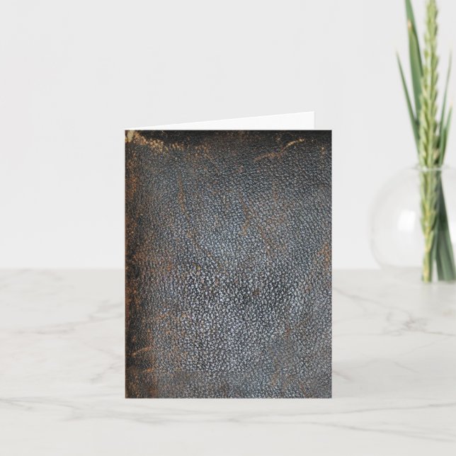 Carte Cuir antique de livre usé (Devant)