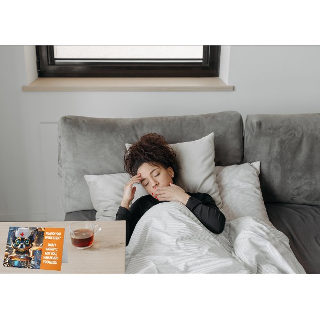 Carte Cuisine Cute Pup Entendu Que Tu Étais Malade Va Bi (Créateur téléchargé)