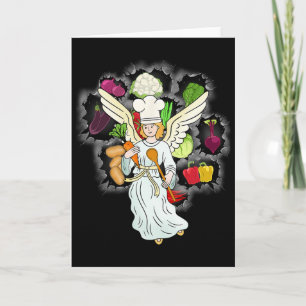 Carte Cuisine paradisiaque de Noël Légumes Cuisine Chef