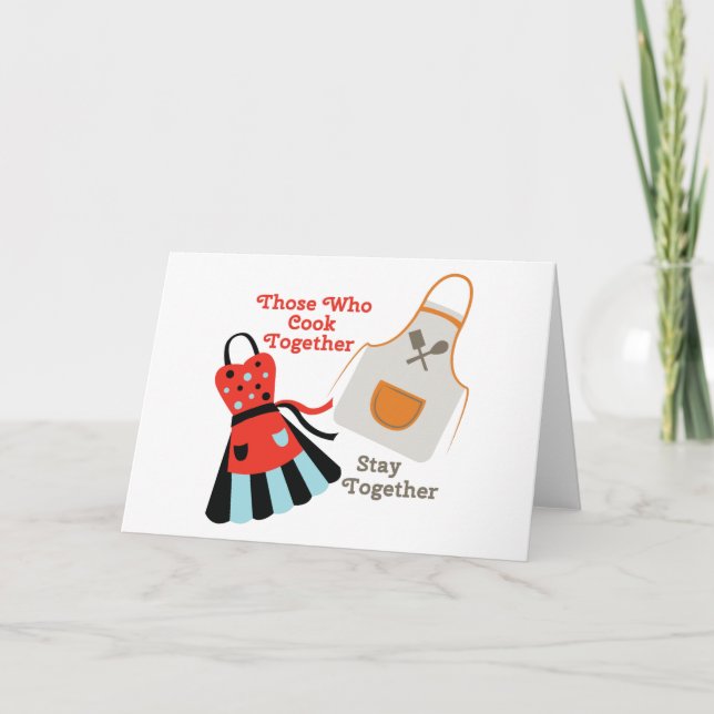 Carte Cuisiner ensemble (Devant)