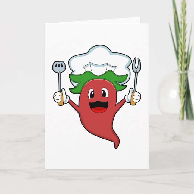 Carte Cuisinier végane poivre (Devant)