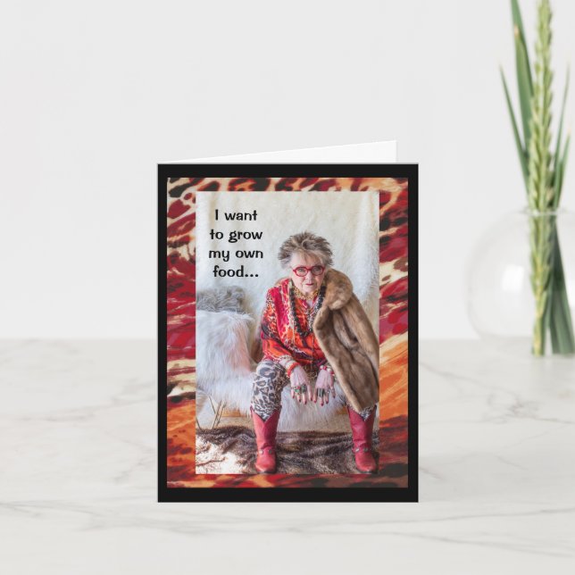 Carte Cultiver ma propre nourriture (Devant)