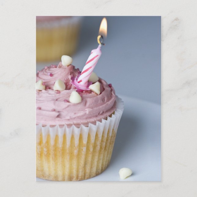 Carte Cupcake Anniversaire (Devant)