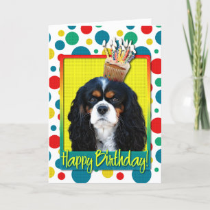 Carte Cupcake d'anniversaire - Cavalier - Tri-Color
