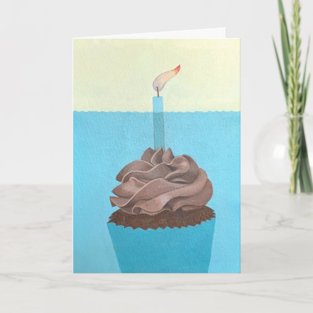 Carte Cupcake dans l'eau #2 (Devant)