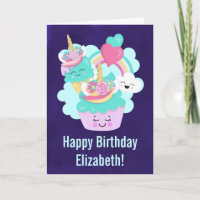 Cupcake mou et glaces joyeuses l'anniversaire