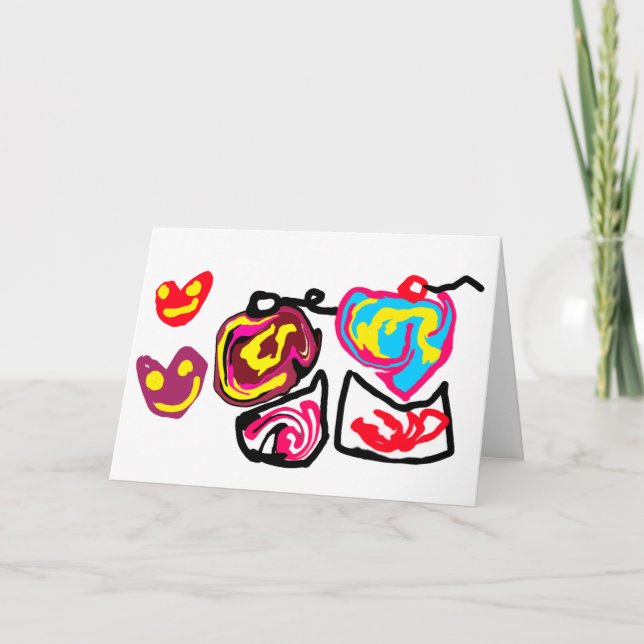 Carte cupcakes de la Saint-Valentin (Devant)