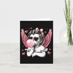 Carte Cupid Rétro Saint-Valentin Mignon Cupid Vintage qu