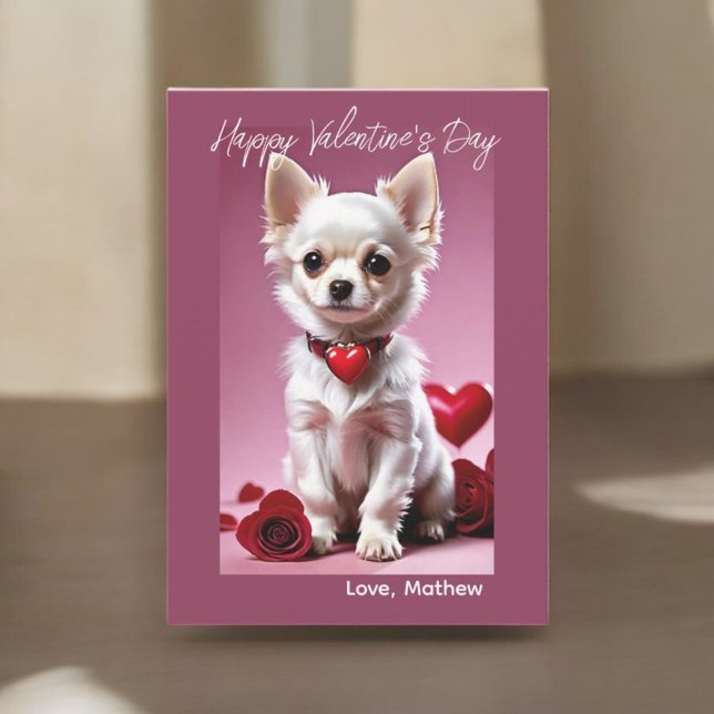 Carte Cupidon Chihuahua (Créateur téléchargé)