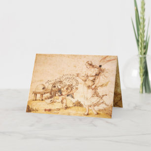 Carte Cupidon le voleur de miel