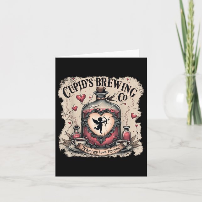 Carte Cupids Brewing Co Potions d'amour drôle Saint-Vale (Devant)
